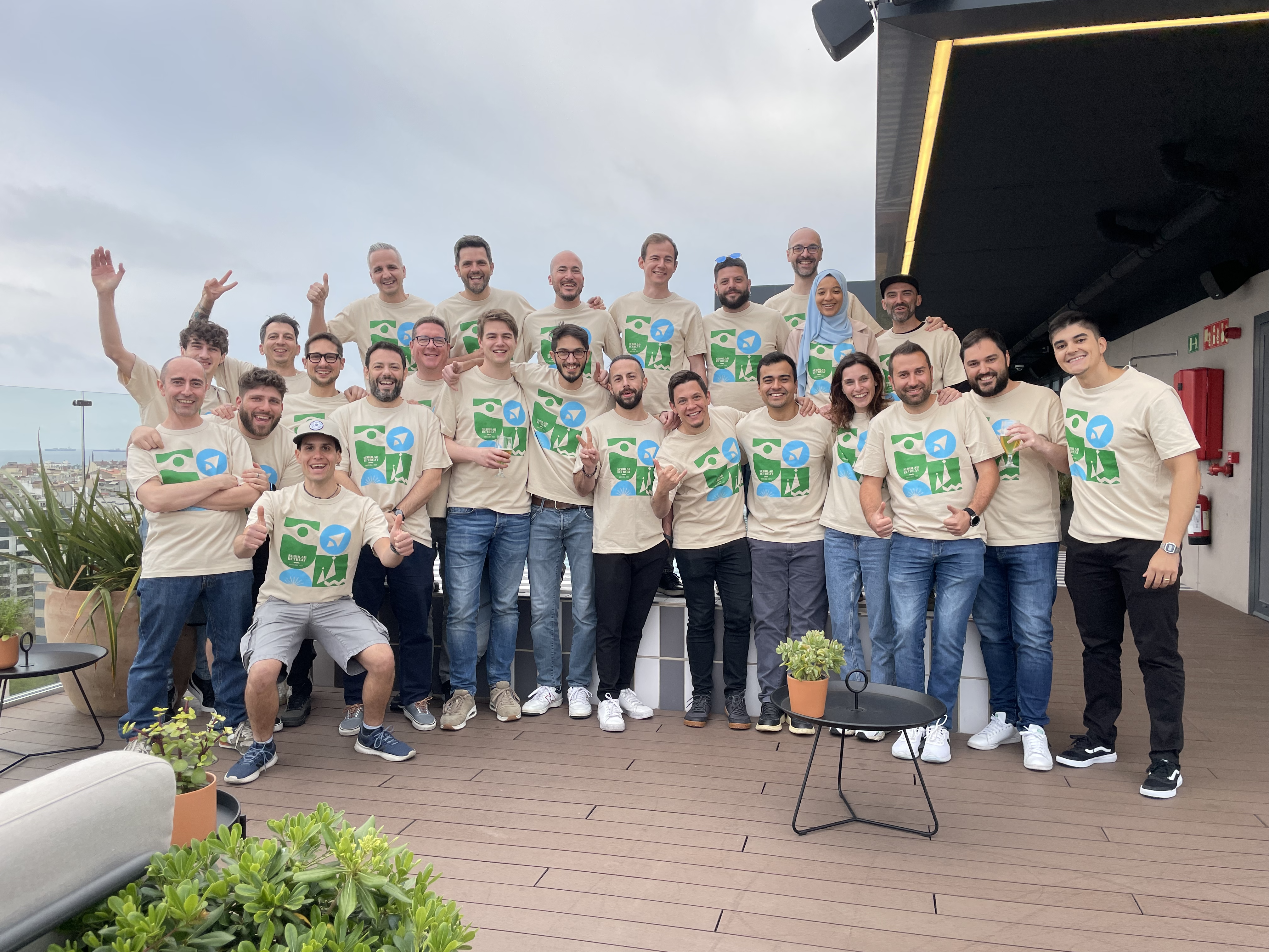 The whole (almost) team meeting in Spain for the 2024 retreat