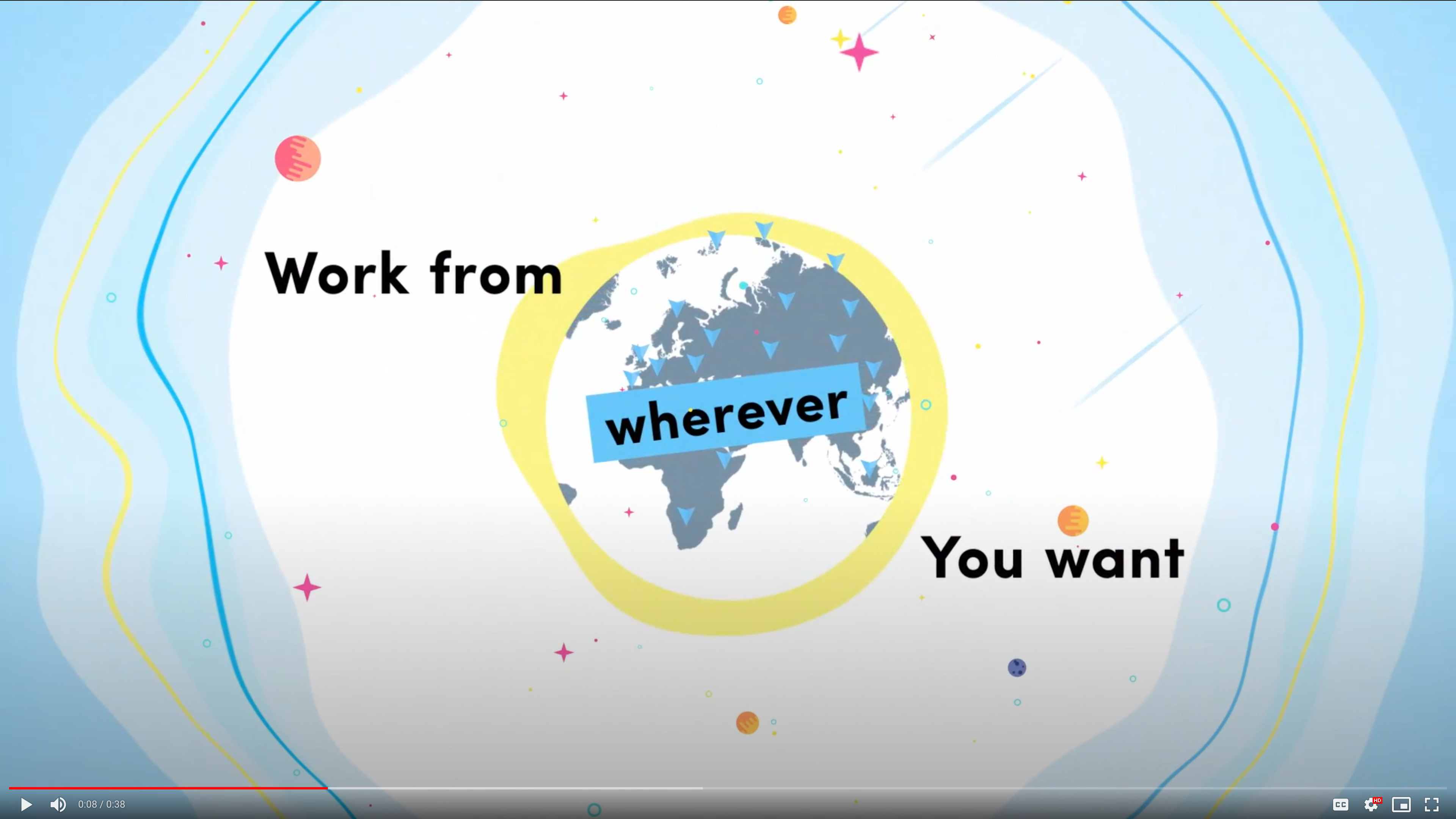 A preview of the video with a hiring purpose.