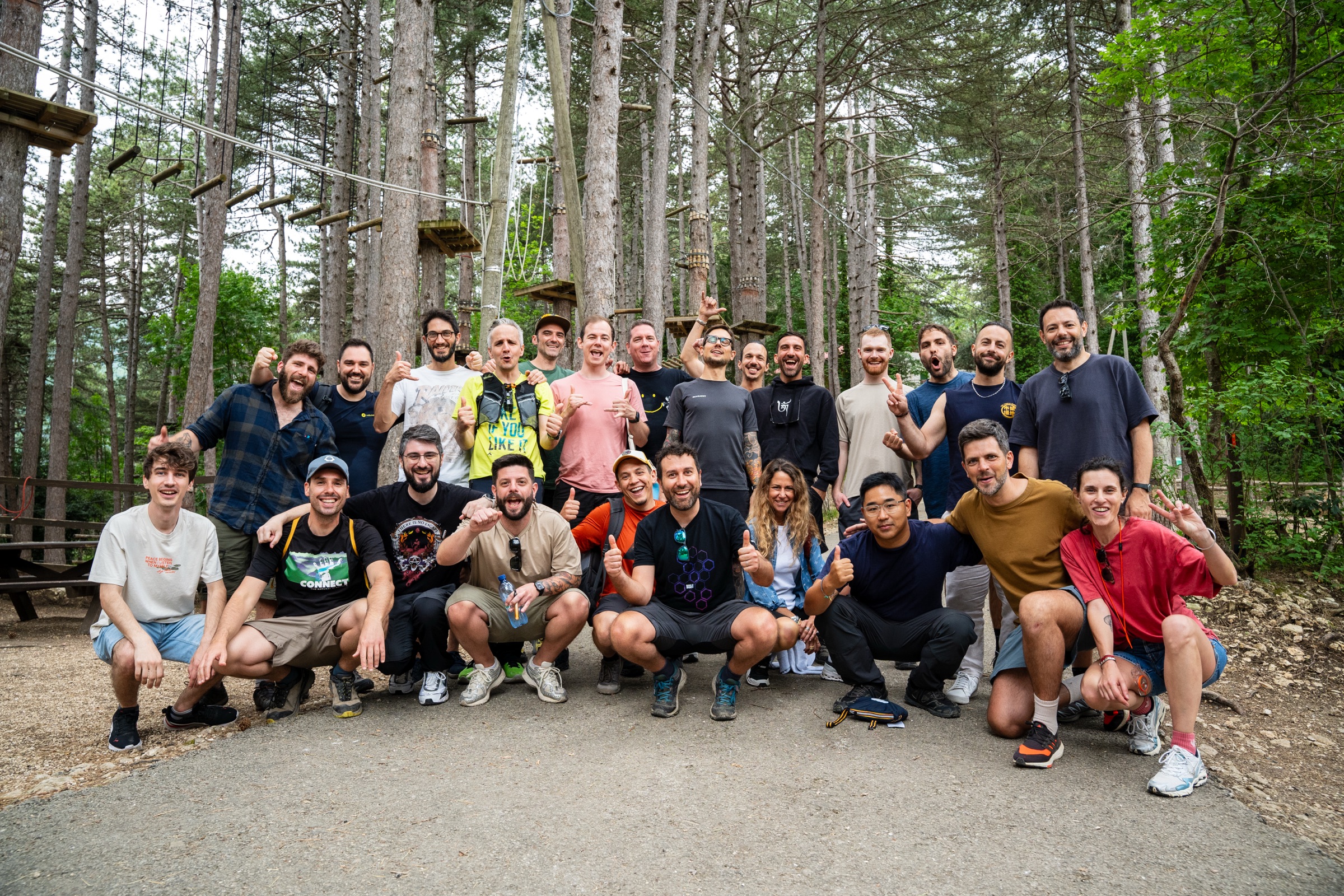 The whole (almost) team at the 2026 retreat in Abruzzo
